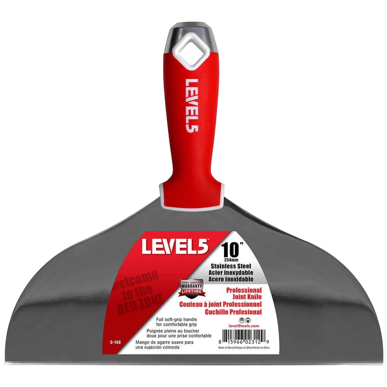 5-146 LEVEL5 Soft Grip Spartel 10'' (25,4cm)