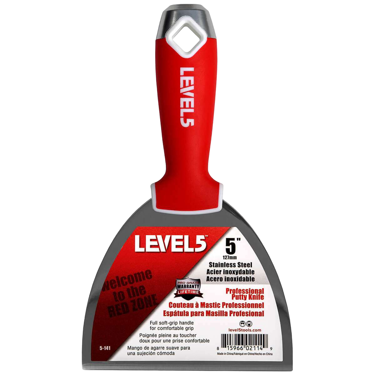 5-141 LEVEL5 Soft Grip Spartel 5'' (12,7cm)