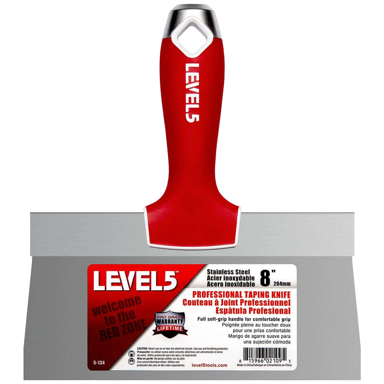 5-134 LEVEL5 Bredspartel Soft Grip 8'' (20,32cm)