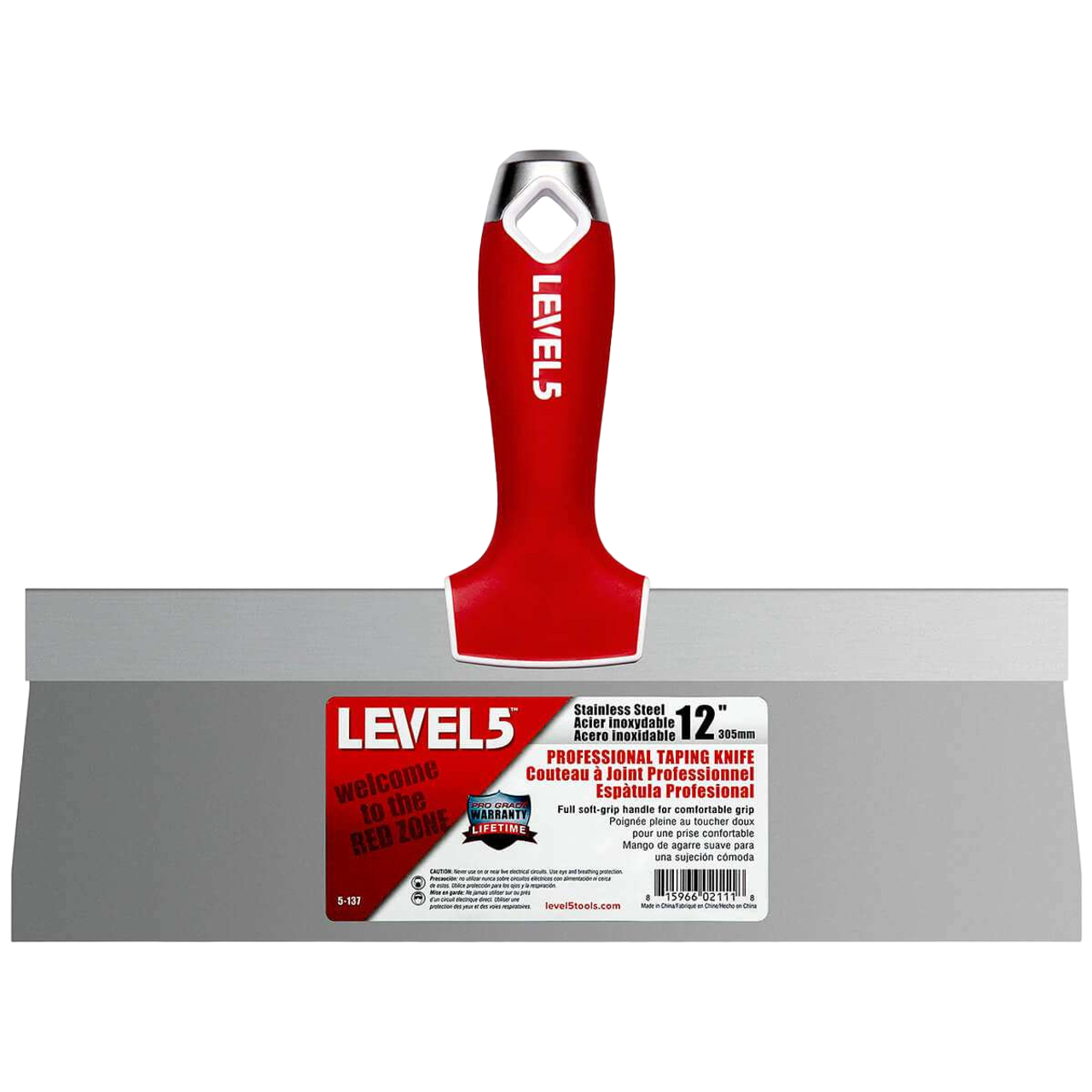 5-137 LEVEL5 Bredspartel Soft Grip 12'' (30,48cm)