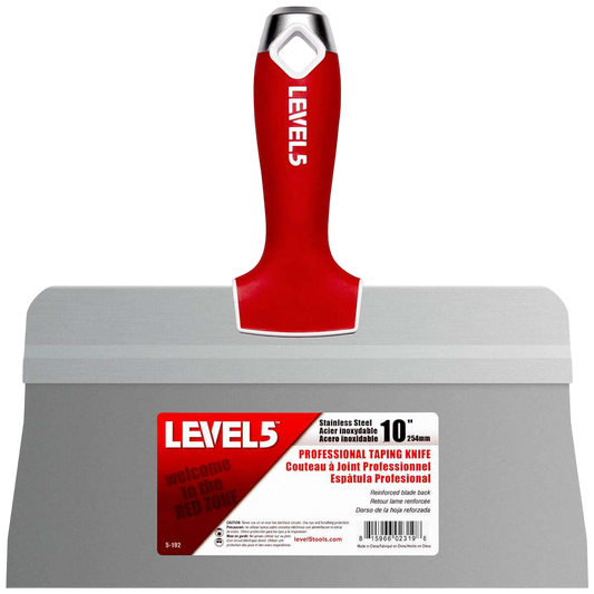 5-192 LEVEL5 Bredspartel Big Back Soft Grip 10'' (25,4cm)