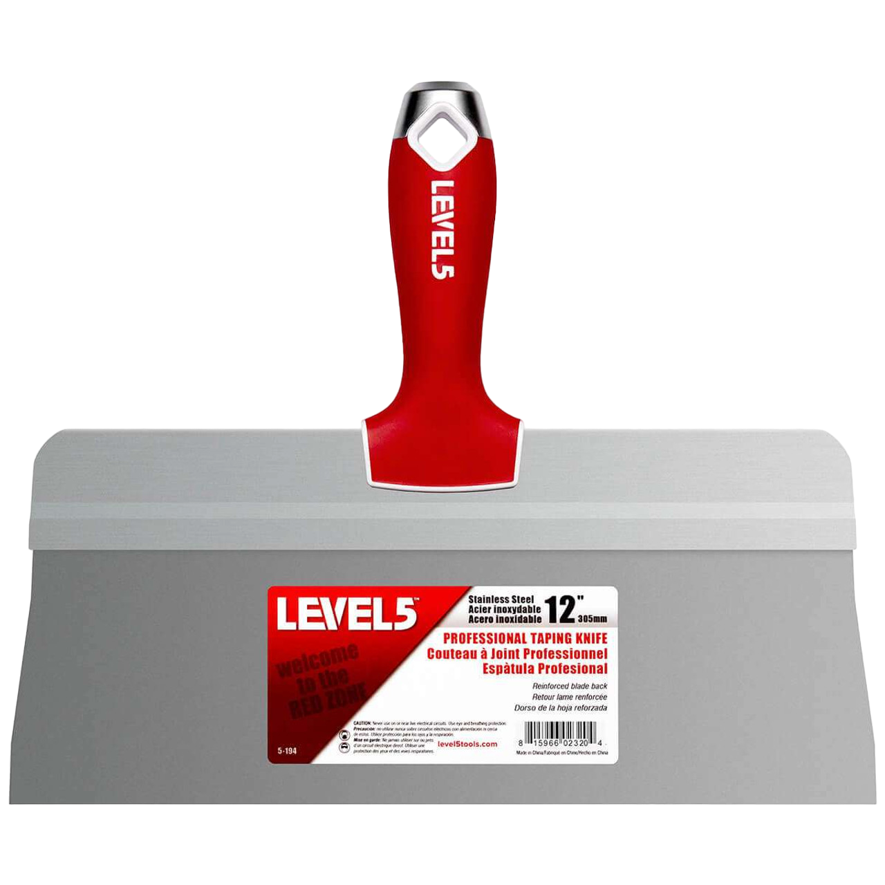 5-194 LEVEL5 Bredspartel Big Back Soft Grip 12'' (30,48cm)