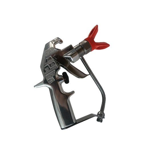 [235460] Silver Plus Airless Spray Gun, 2 Finger Trigger, Flat Tip